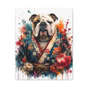 Bulldog in Kimono – Canvas Kimono Animals Collection