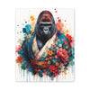 Gorilla in Kimono – Canvas Kimono Animals Collection