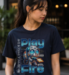 Play With Fire – Retro Robot Dog Tee