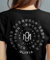 Custom Japanese Name & Initial Tee – Personalized Circle Design