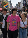 Too Gay For This World – Funny LGBTQ UFO Rainbow T-Shirt